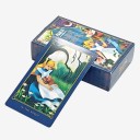 Tarotkort Alenka i Underlandet illustrerad spådomskortlek färgglada tarotkort med sagomotiv för ödesutläggning 4