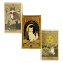 Tarotkort Cats Rule The Earth motiv med katter 78 kort 10,5 x 6,2 cm illustrerade spåkort med katt-tema för tolkning 5