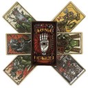 Tarotkort Del Toro spådomsedition 78 kort 10,5 x 6,2 cm pappers flerfärgade illustrationer för tolkning och spådom av ödet 5