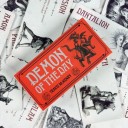Tarotkort Demon spådomskortlek 40 kort 9,8 x 4,8 cm illustrerade kort med demoniska motiv för tolkning och symbolik 4