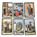 Tarotkort ilustret pakke 52 kort 9 x 6 cm klassiske tarotkort til skæbnetolkning og arbejde med symboler 5