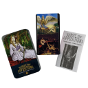 Tarotkort med metallask 78 kort 9,8 x 5,7 cm pappersguide flerfärgade illustrationer för tolkning och spådom 3