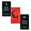 Tarotové karty španielska verzia 53 kariet 10,5 x 6,2 cm čierne karty s číslami a textom pre výklad tarot a prácu so symbolikou 4