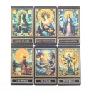 Tarotové karty Van Gogh ilustrácie 78 kariet 6,1 x 10,4 cm umelecké veštecké karty s obrazovým štýlom pre výklad tarot 2