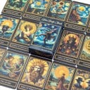 Tarotové karty Van Gogh ilustrácie 78 kariet 6,1 x 10,4 cm umelecké veštecké karty s obrazovým štýlom pre výklad tarot 4