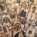 Tarotové karty veštecký balíček 88 kariet 6,3 x 8,9 cm vintage ilustrácie viacfarebné motívy pre výklad a veštenie osudu 4