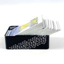 Tarotowe karty klasyczny zestaw wróżebny 78 kart 11 x 6,5 cm metalowe pudełko ilustrowane karty do wróżenia i tarota 3