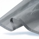Tarp de camping impermeável com ilhós para fixação 5 x 3 m Tecido 15D com camada de silicone e PU Cinza Abrigo para camping e atividades ao ar livre 2