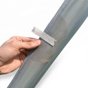Tarp de camping impermeável com ilhós para fixação 5 x 3 m Tecido 15D com camada de silicone e PU Cinza Abrigo para camping e atividades ao ar livre 4