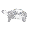 Tartaruga decorativa em plástico 8 x 5,5 x 3,5 cm Figura decorativa transparente Decoração de mesa Símbolo da sorte Feng Shui decoração para casa 3