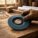 Tasaiset lamellihiontakiekot 125 mm 10 kpl Karkeus 40 Aukko 22 mm Siniset Kulmahiomakoneelle metallin, puun ja muovin hiontaan 2
