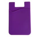 Tasca in silicone per carte da mobile con bordo ondulato e incisione nella parte superiore Dimensioni 8,5 x 5,6 cm Accessorio da viaggio 12