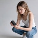 Taschen elektrische Pumpe für Fahrräder CYCLAMI AM6 Voreinstellung Druck Max 130 PSI 7,5 x 4,6 x 3 cm Bürstenloser Motor USB-C Schwarz 4