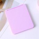 Taschenspiegel, faltbar, doppelseitig, 7,5 x 6 cm, kompakter Schminkspiegel, Mini-Handtaschenspiegel, tragbarer Kunststoffspiegel 9