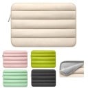 Taška na notebook 12,9 až 13 palců měkké prošívané pouzdro na zip 35,5 x 24,5 x 2 cm s plyšovou podšívkou do batohu i tašky na cesty 1