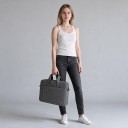 Taška na notebook 17 až 17,3 palce S airbag polstrováním 47 x 36 x 8 cm Odnímateľný popruh Do práce i na cesty 10