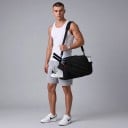 Taška na tenisové rakety s přihrádkou na boty a kapsou na láhev 48 x 19 x 31 cm Prošívaná Přes rameno i do ruky Na badminton a pickleball 9