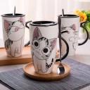 Tasse avec cuillère chat 2