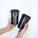 Tasse en acier inoxydable avec inscription 6