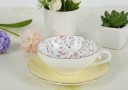 Tasse en céramique avec soucoupe C80 8
