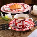 Tasse en céramique et soucoupe 2 pcs A1055 1