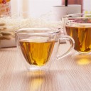 Tasse en verre double au format cœur 1