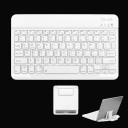 Tastiera bluetooth wireless con supporto pieghevole per tablet Batteria al litio da 250 mAh Ricarica tramite Micro USB ABS e lega 3