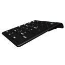 Tastiera numerica wireless Bluetooth per un rapido inserimento di numeri Tasti a membrana Alimentazione 2x AAA Plastica nera 13,4 x 10,5 x 2,2 cm 4