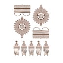 Tatouage temporaire étanche autocollant marron Tatouage durable 9