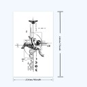 Tatuagem temporária anjo caído 18x11 cm – estilo moderno, design realista, fácil aplicação, à prova de água, efeito duradouro, motivo elegante 2