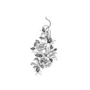 Tatuagem temporária de flores 141