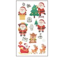 Tatuaggi temporanei di Natale che brillano al buio 11