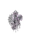 Tatuaggio temporaneo fiori 135