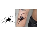 Tatuaje temporal de araña de 12 x 8 cm: apariencia realista, resistente al agua, estilo moderno, fácil aplicación, efecto duradero, diseño detallado. 2