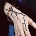 Tatuaje temporal resistente al agua de espinas de 15 cm, tatuaje falso para brazo y pierna, tatuaje con motivo espinoso, tatuaje temporal duradero 4