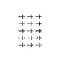 Tatuaje temporar rezistent la apa Cruce 11 x 8 cm Hârtie de tatuaje cu motive încrucișate Tatuaj pentru degete și corp Set de tatuaje false Tatuaje 1