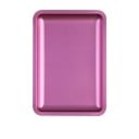 Tăviță metalică colorată 15x13 cm tăviță de depozitare rectangulară din oțel inoxidabil mai multe culori utilizare universală bol de servire 6