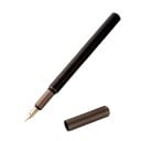Täytekynä retrotyyli 0,5 mm puinen pronssinen viimeistely kalligrafia kirjoittaminen mustekynä toimisto koulu käyttö 4