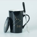 Taza con cuchara y tapa, signo del zodiaco 2