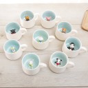 Taza con decoración de animales 2