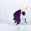 Taza de cerámica con forma de unicornio 7