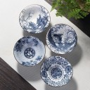 Taza de té japonesa 4 piezas 5