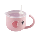 Taza infantil con pajita en forma de elefante 5