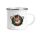 Taza navideña con reno 1