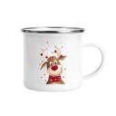 Taza navideña con reno 2