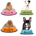 Tazón de acero inoxidable para perros y gatos 5