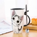 Tazza con cucchiaino gatto 8