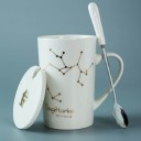 Tazza con segno zodiacale con cucchiaino e coperchio 6