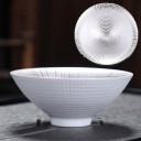 Tazza di porcellana con ornamenti argentati 7