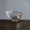 Tazza di vetro con fiore 5